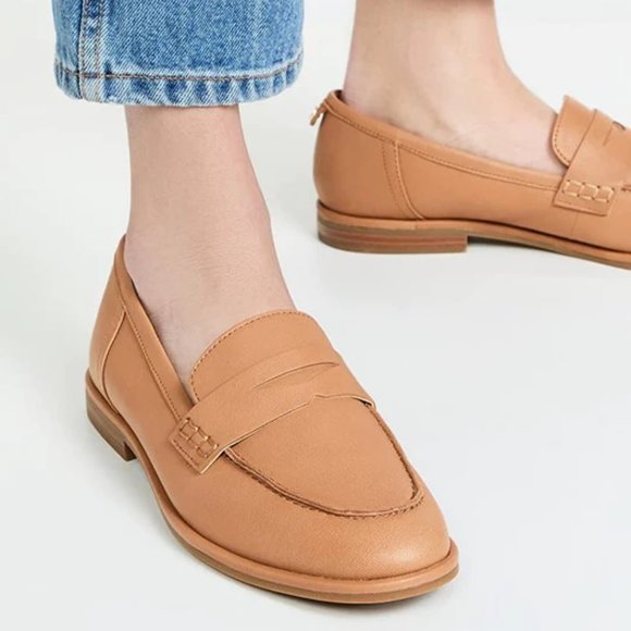 Sam Edelman Shoes - Sam Edelman Birch Light Cuoio Almond Toe Slip On Loafer 10